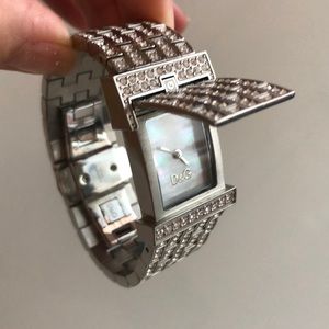 RARE Dolce & Gabbana Time Crystal Bracelet Watch